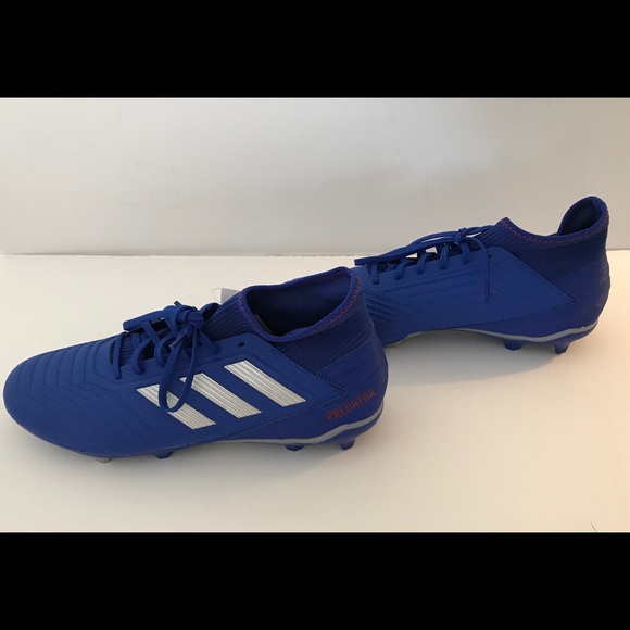 Men’s Predator 19.3 Soccer Shoe - Blue - 11.5 - Picture 3 of 7